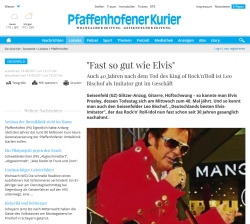 Pfaffenhofener Kurier - Fast so gut wie Elvis - 14.08.2017